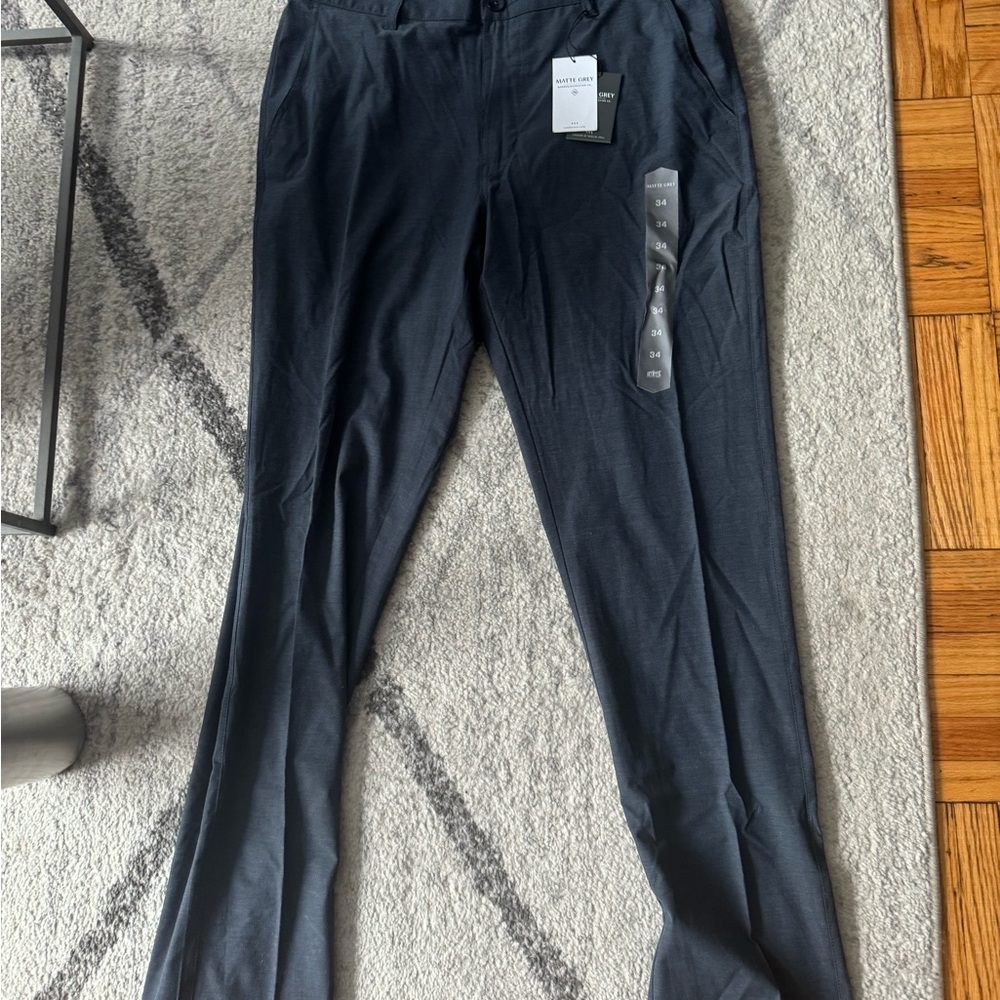 Matte Grey Trekker golf pants
